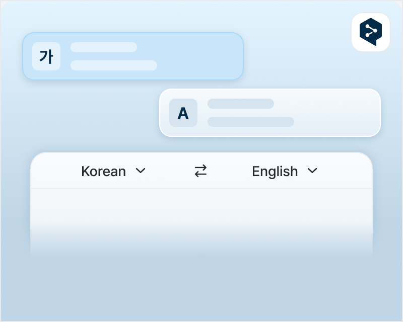 Translation hover